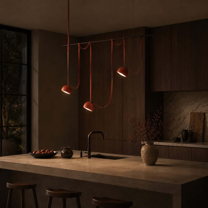 Elara Chandelier - Creative Orange Dining Room Island Light | Vinlighting