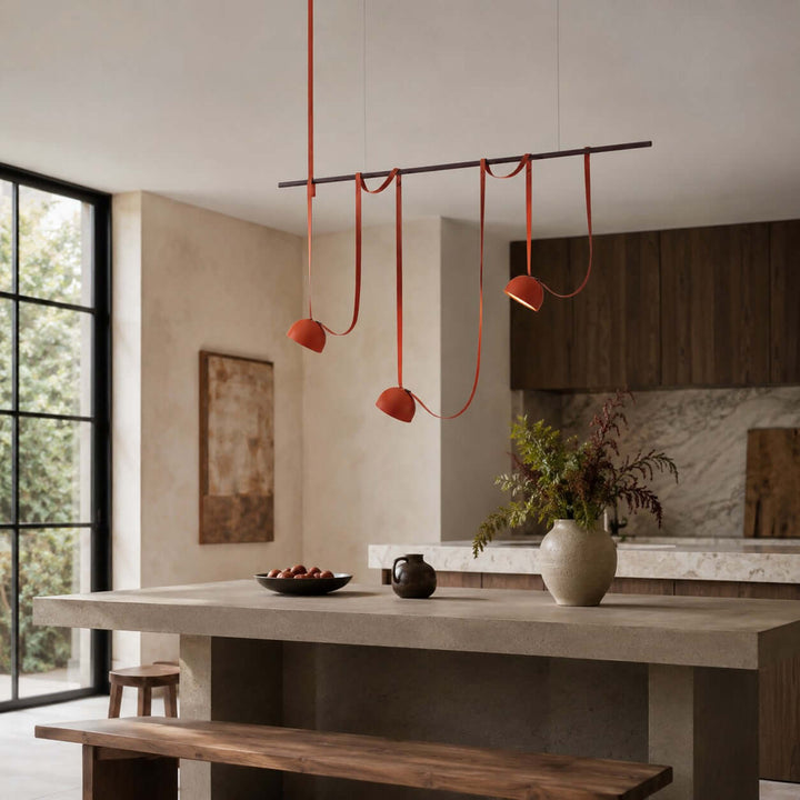 Elara Chandelier - Creative Orange Dining Room Island Light | Vinlighting