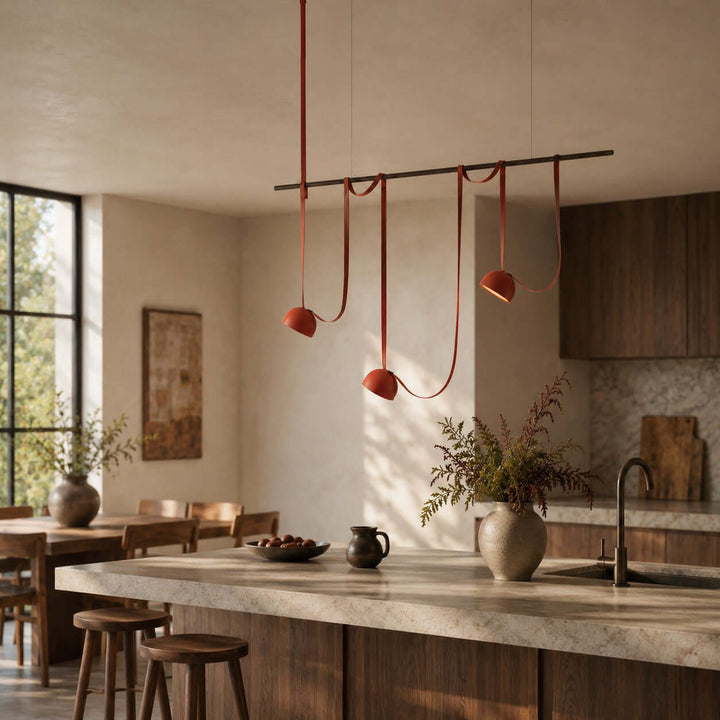 Elara Chandelier - Creative Orange Dining Room Island Light | Vinlighting