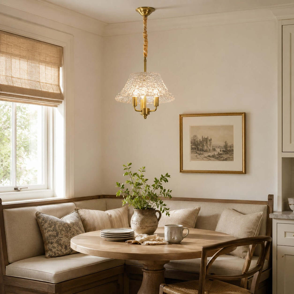 Elaris Vintage Glass Pendant Light for Dining Table and Entryway | Vinlighting