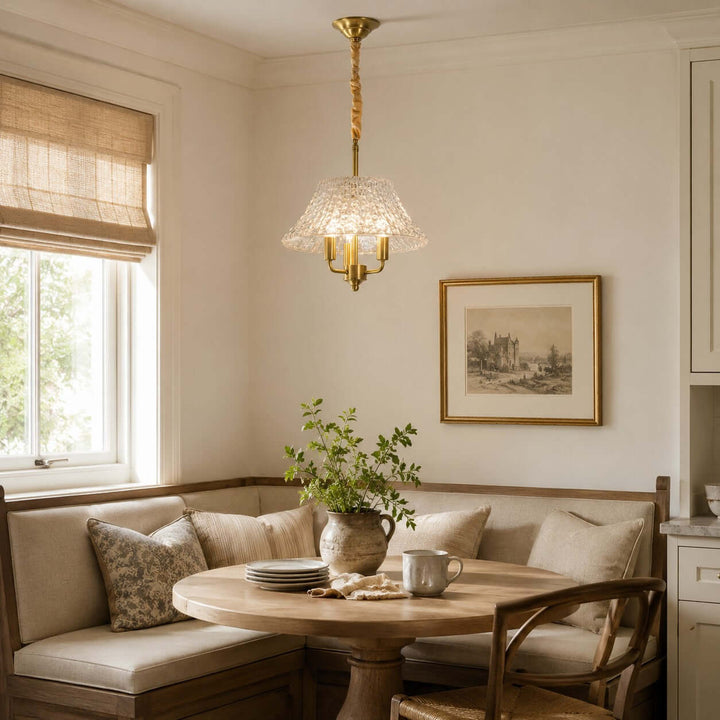 Elaris Vintage Glass Pendant Light for Dining Table and Entryway | Vinlighting