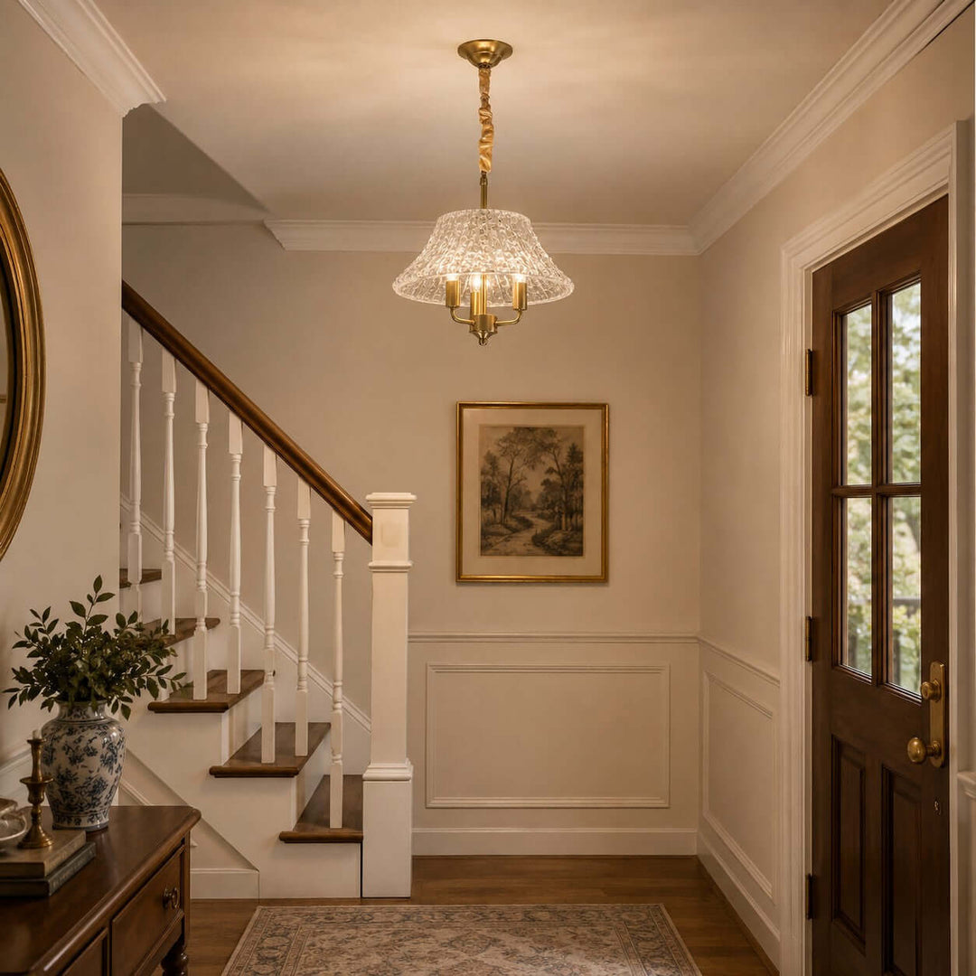 Elaris Vintage Glass Pendant Light for Dining Table and Entryway | Vinlighting
