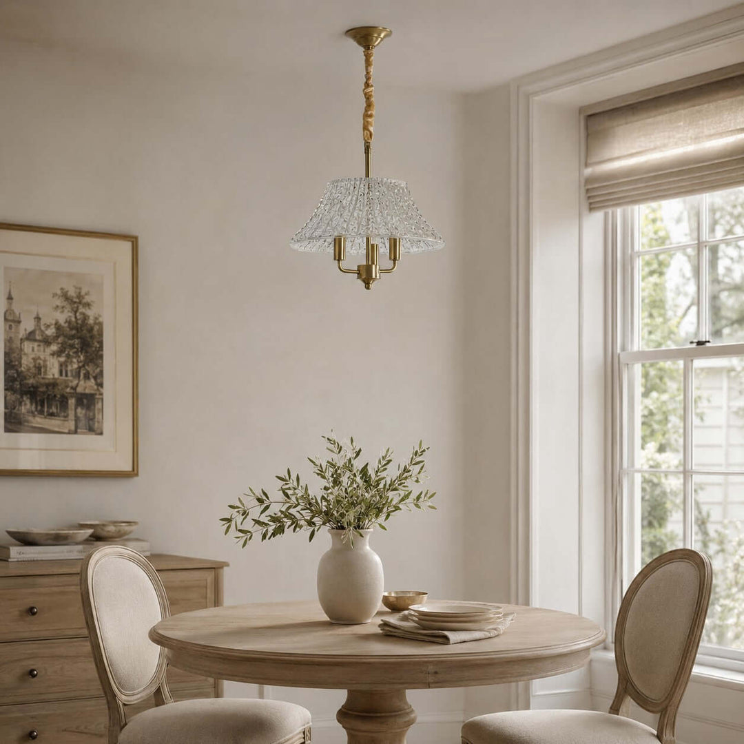 Elaris Vintage Glass Pendant Light for Dining Table and Entryway | Vinlighting