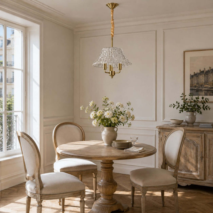 Elaris Vintage Glass Pendant Light for Dining Table and Entryway | Vinlighting