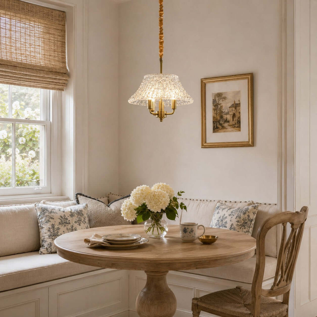 Elaris Vintage Glass Pendant Light for Dining Table and Entryway | Vinlighting
