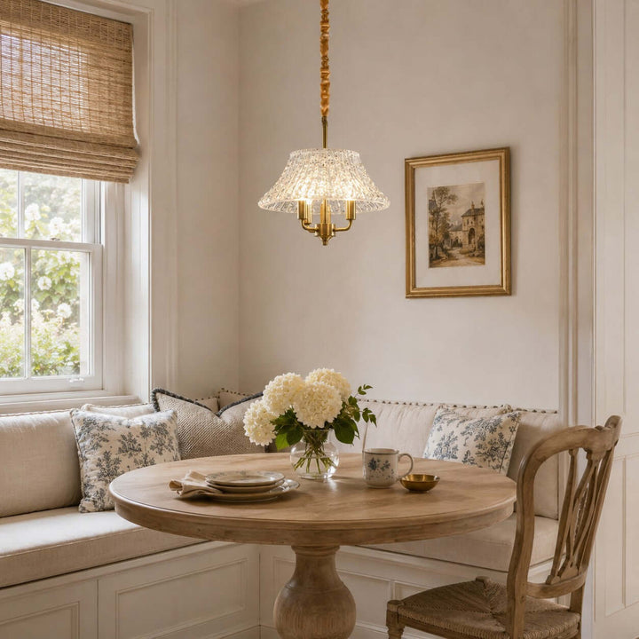 Elaris Vintage Glass Pendant Light for Dining Table and Entryway | Vinlighting