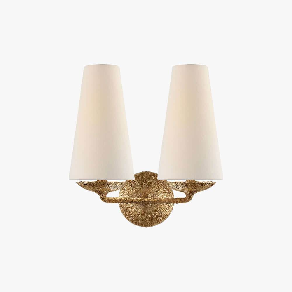 Elariy Wall Lamp – French Vintage Creative Fabric Candlestick