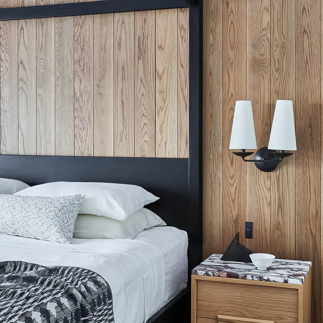 Elariy Wall Lamp – French Vintage Creative Fabric Candlestick