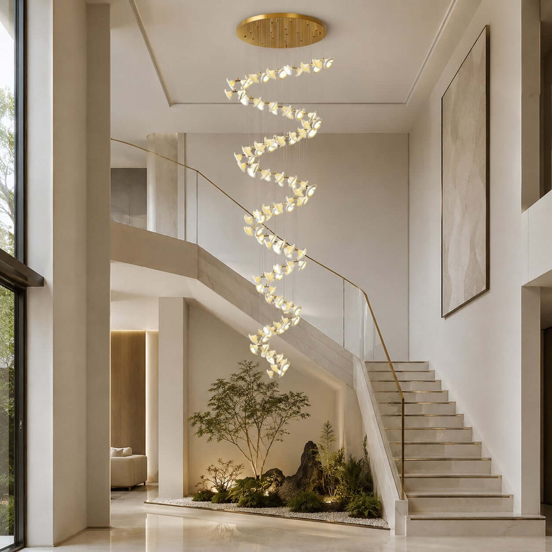 Ellery Stairs Chandelier