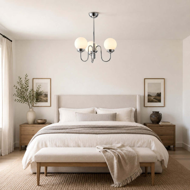 Elliot Modern Elegant Glass Globe Chandelier for Dining Room | Vinlighting