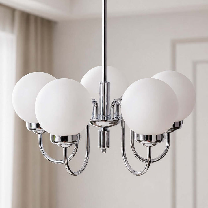 Elliot Modern Elegant Glass Globe Chandelier for Dining Room | Vinlighting
