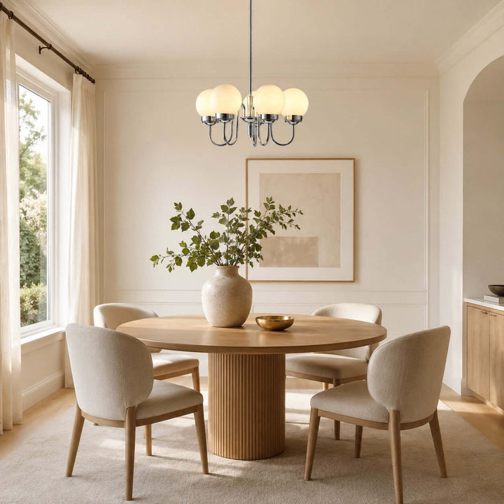 Elliot Modern Elegant Glass Globe Chandelier for Dining Room | Vinlighting