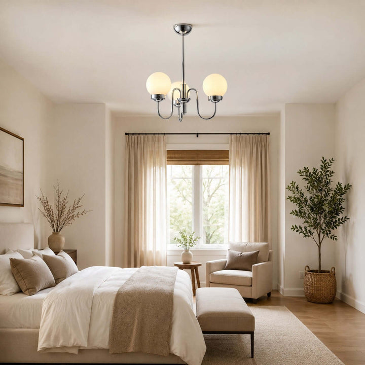 Elliot Modern Elegant Glass Globe Chandelier for Dining Room | Vinlighting
