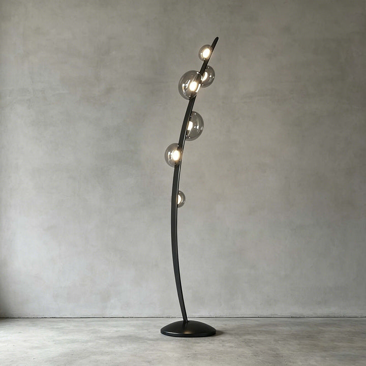 Ellory Floor Lamp| Glass LED Floor Lamp for Living Room | Vinlighting