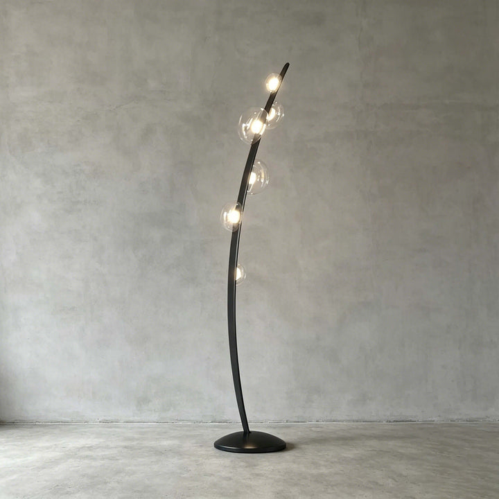 Ellory Floor Lamp| Glass LED Floor Lamp for Living Room | Vinlighting