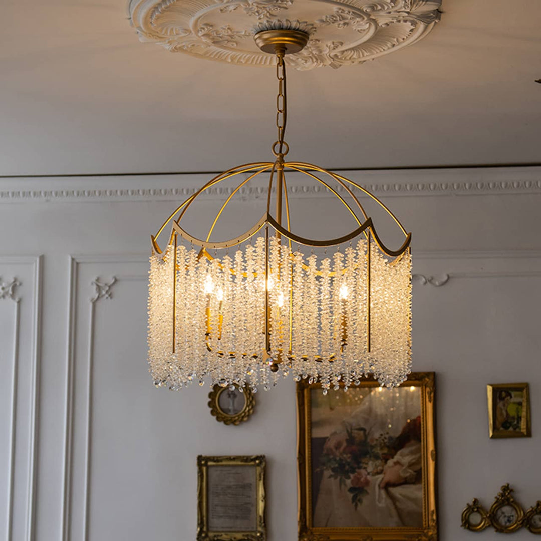 Elonique Chandelier – Contemporary Vintage Crystal Light