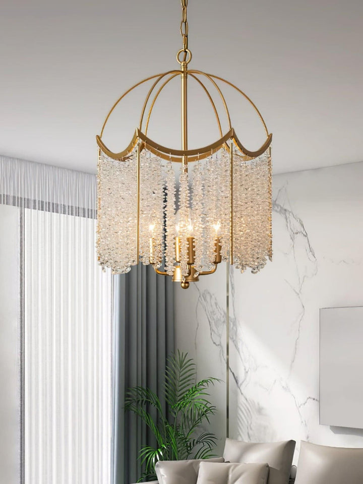 Elonique Chandelier – Contemporary Vintage Crystal Light