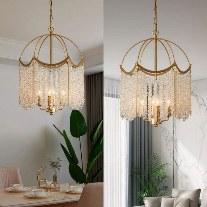 Elonique Chandelier – Contemporary Vintage Crystal Light