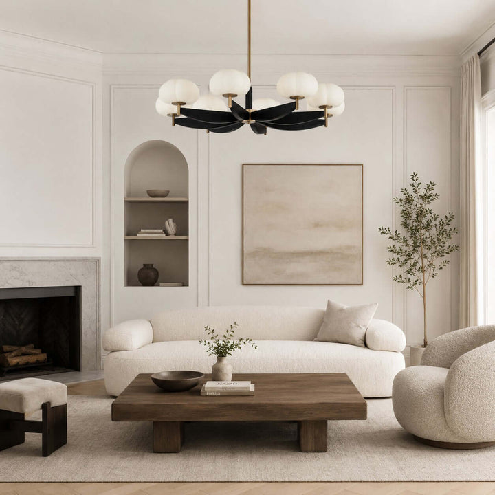 Elowra Retro Wooden Chandelier for Dining and Living Rooms | Vinlighting