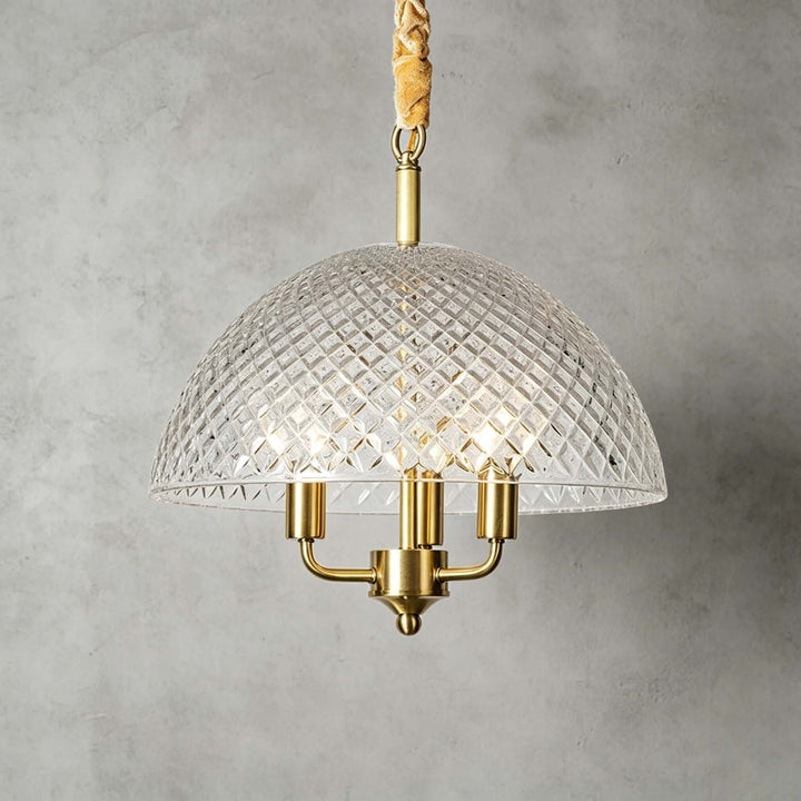 Elvane Vintage Glass Pendant Light for Dining and Entryway Decor | Vinlighting