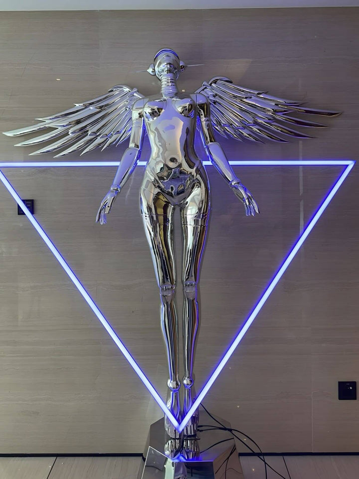 Elvion Angel Floor Lamp - Resin Art Sculpture Decorative Lighting