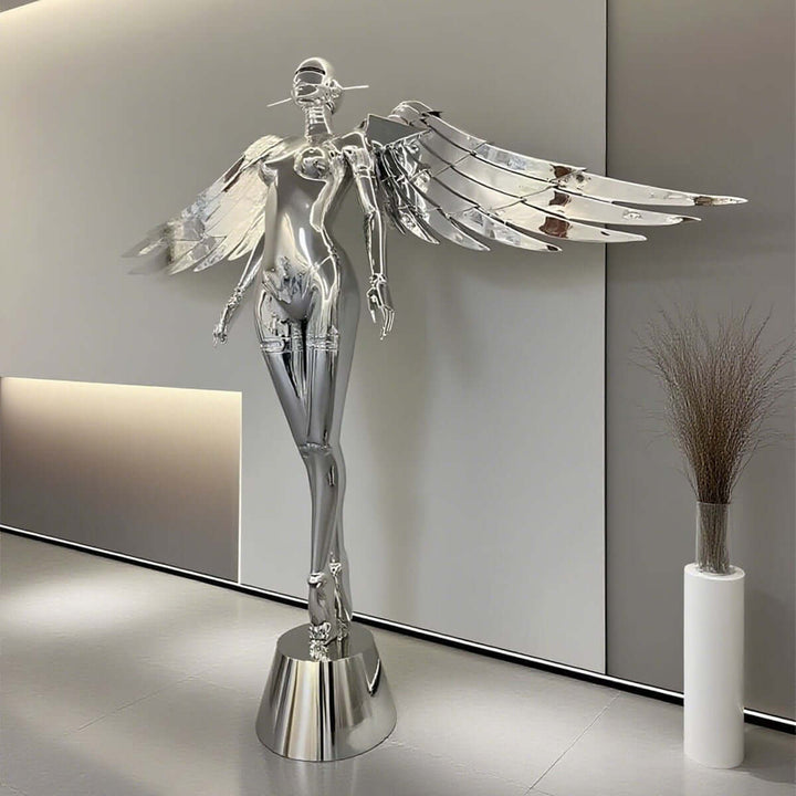 Elvion Angel Floor Lamp - Resin Art Sculpture Decorative Lighting