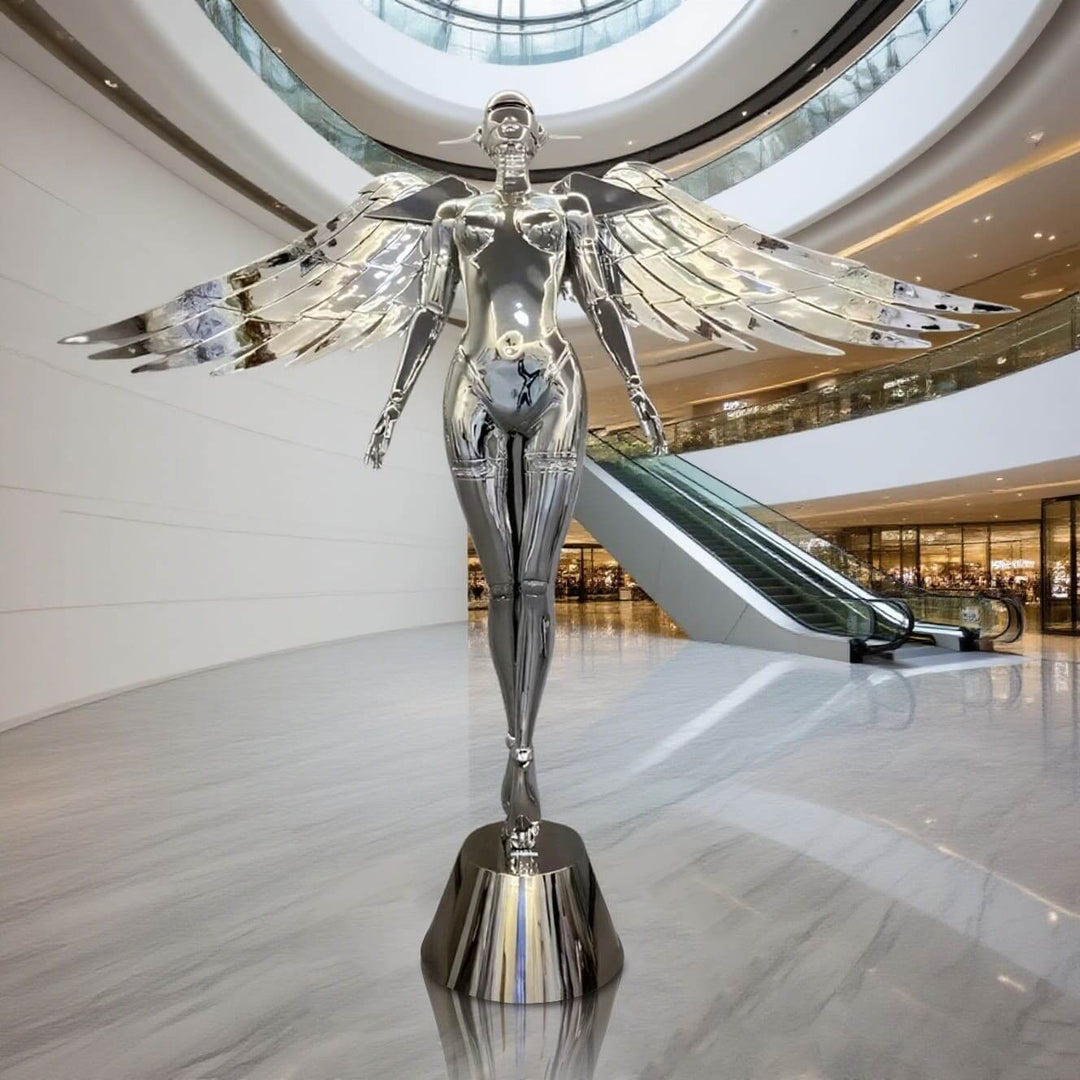 Elvion Angel Floor Lamp - Resin Art Sculpture Decorative Lighting