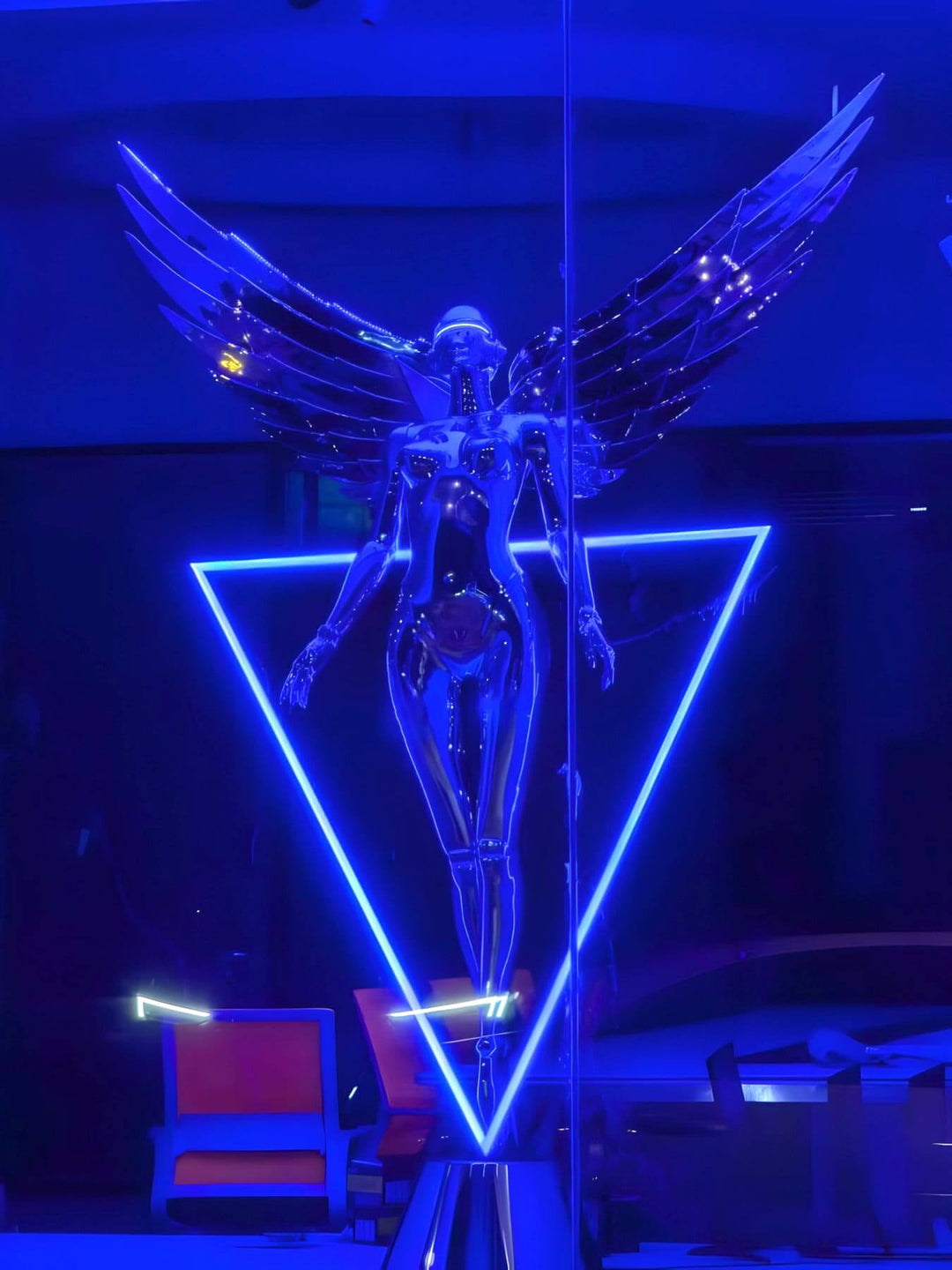 Elvion Angel Floor Lamp - Resin Art Sculpture Decorative Lighting