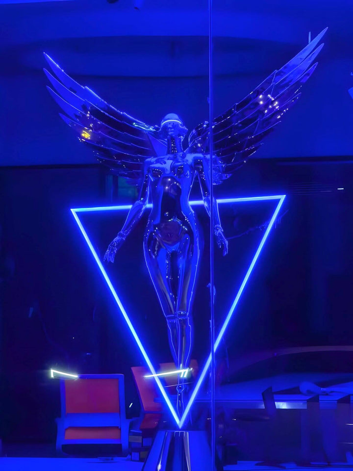 Elvion Angel Floor Lamp - Resin Art Sculpture Decorative Lighting