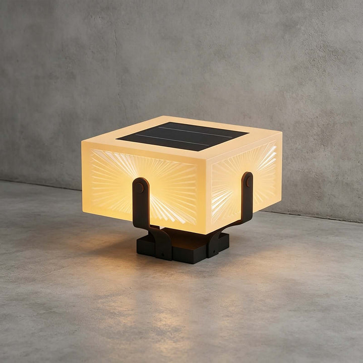 Elvora Outdoor Lamp - Square Modern Waterproof Brick Pillar Light