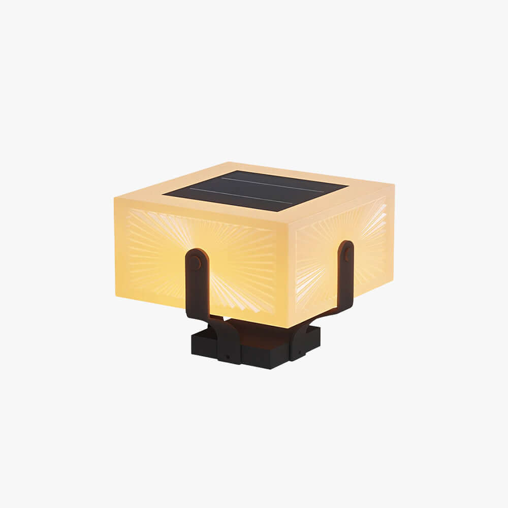 Elvora Outdoor Lamp - Square Modern Waterproof Brick Pillar Light