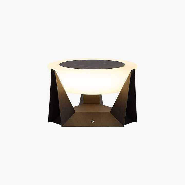 Elvuno Outdoor Lamp - Modern Patio Gate Pole Light