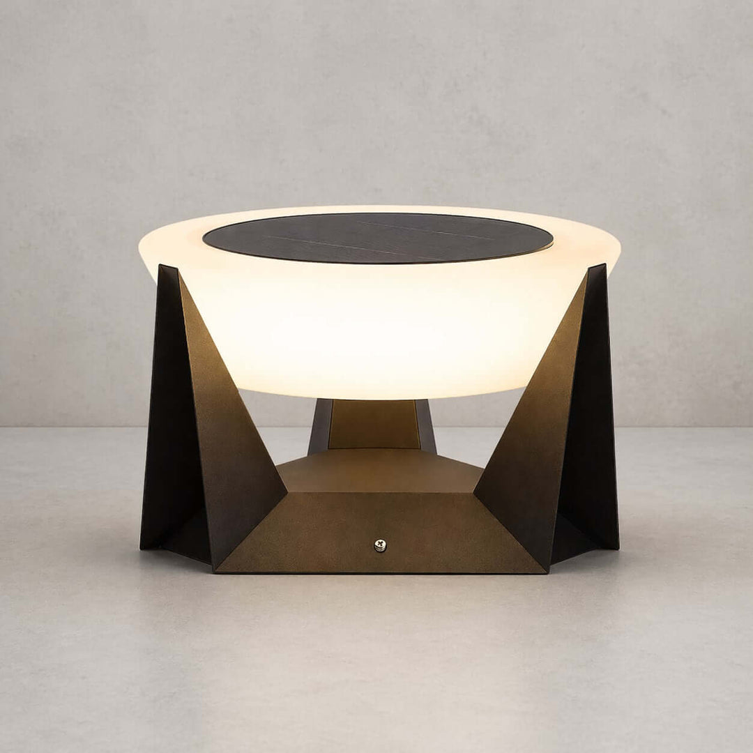 Elvuno Outdoor Lamp - Modern Patio Gate Pole Light