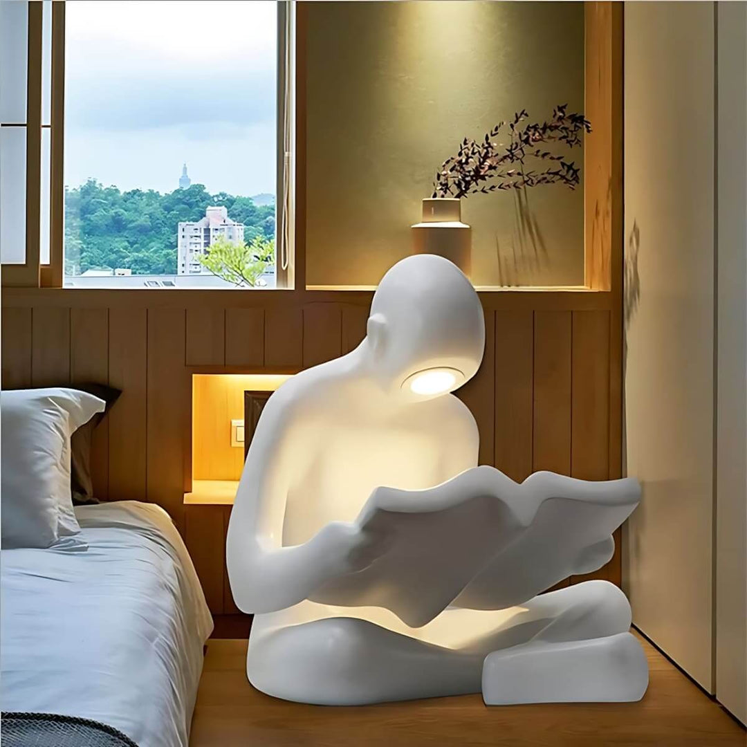 Elyvia Reading Sculpture Floor Lamp | Nordic Light Luxury Creativity