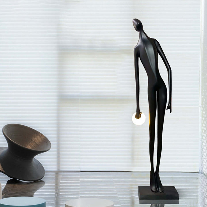 Eshvian Sculptural Floor Lamp – Nordic Light Luxury Creativity