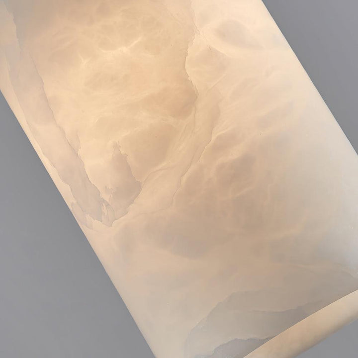 Etruscan Alabaster Pendant Light | Mid Century Mini Hanging Lamp | Vinlighting | Vinlighting