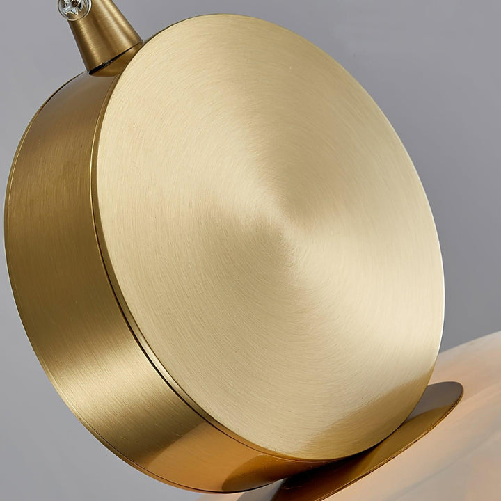 Etruscan Alabaster Pendant Light | Mid Century Mini Hanging Lamp | Vinlighting | Vinlighting