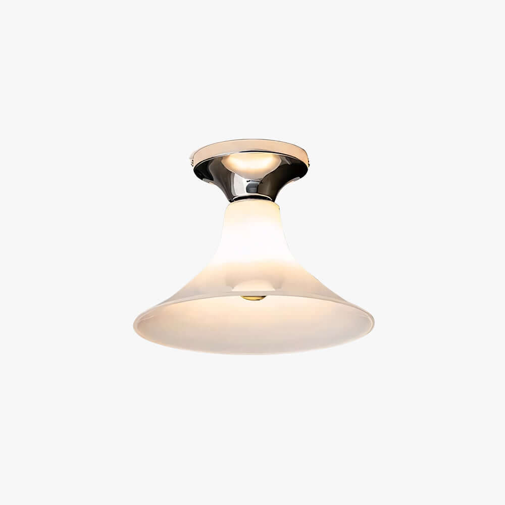 Evelyn Frosted Glass Flush Mount Light for Entryway and Hallway | Vinlighting