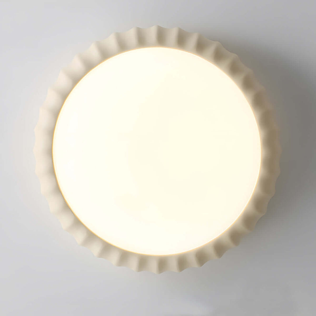 Evolix Ceiling Lamp – French Minimalist Round Bedroom Lamp