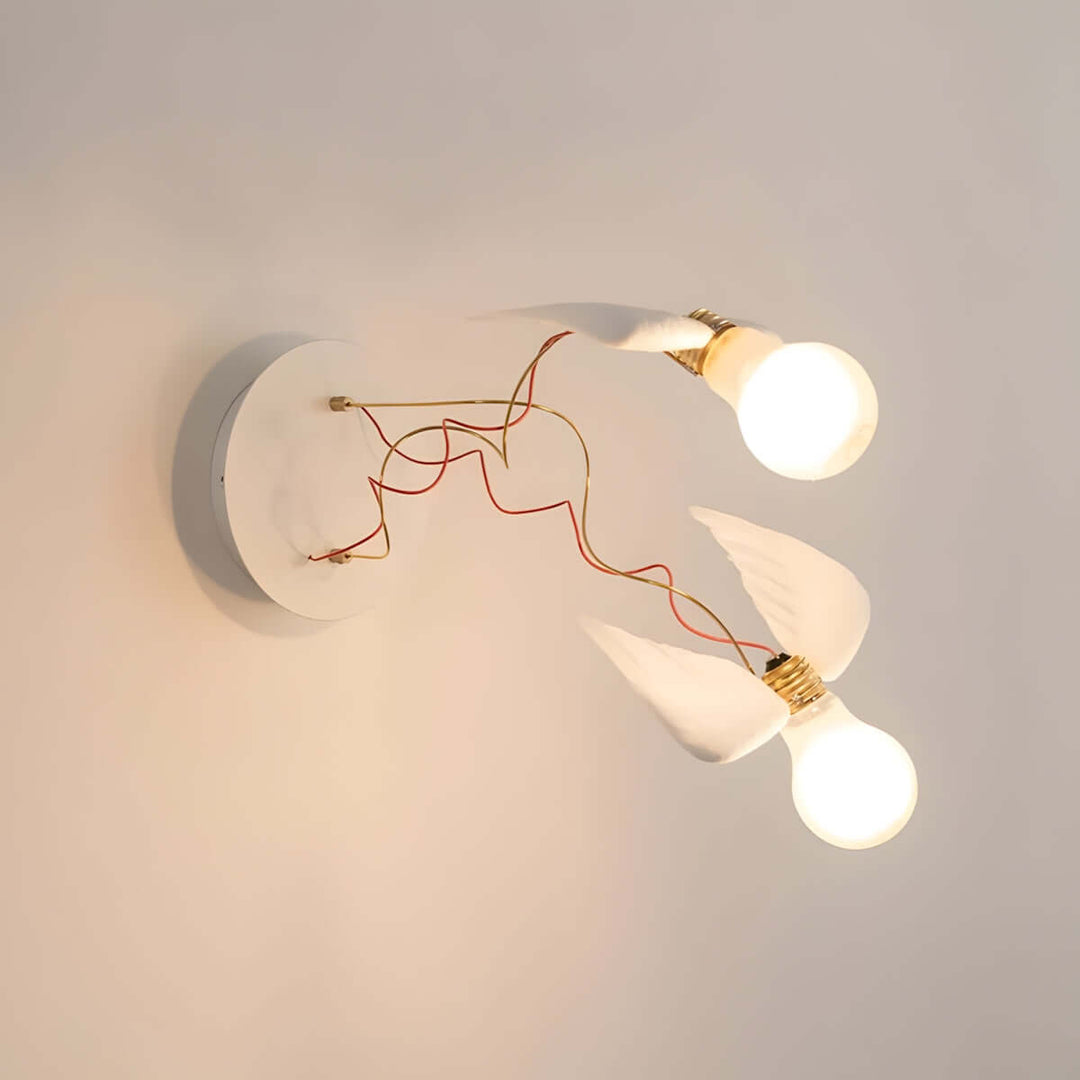 Fandelo Wall Lamp – Creative Feather Wall Decorative Lamp