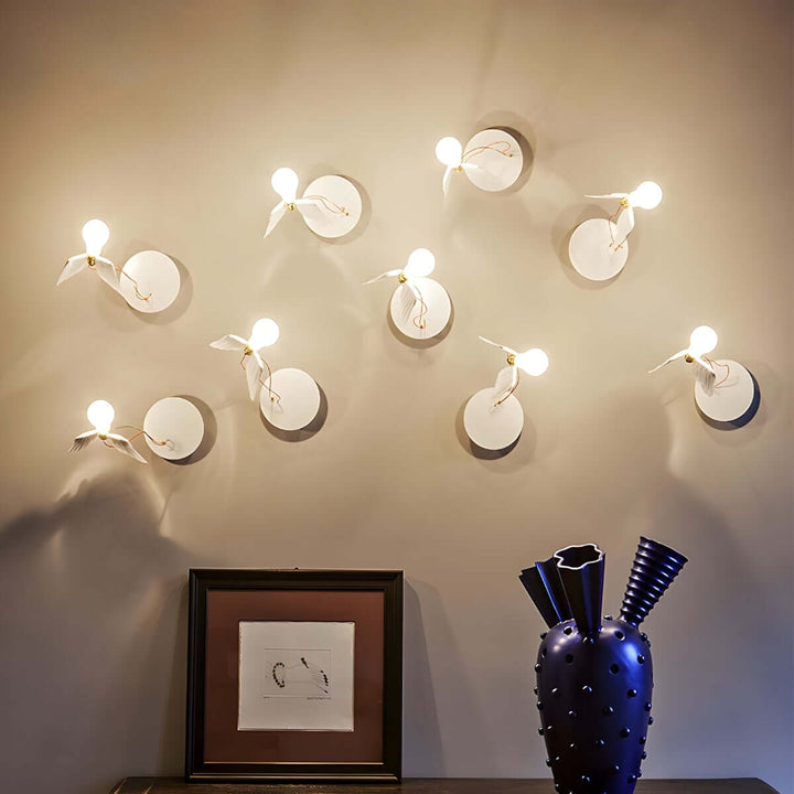 Fandelo Wall Lamp – Creative Feather Wall Decorative Lamp