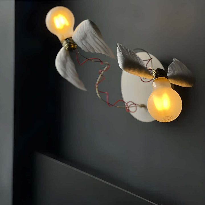 Fandelo Wall Lamp – Creative Feather Wall Decorative Lamp