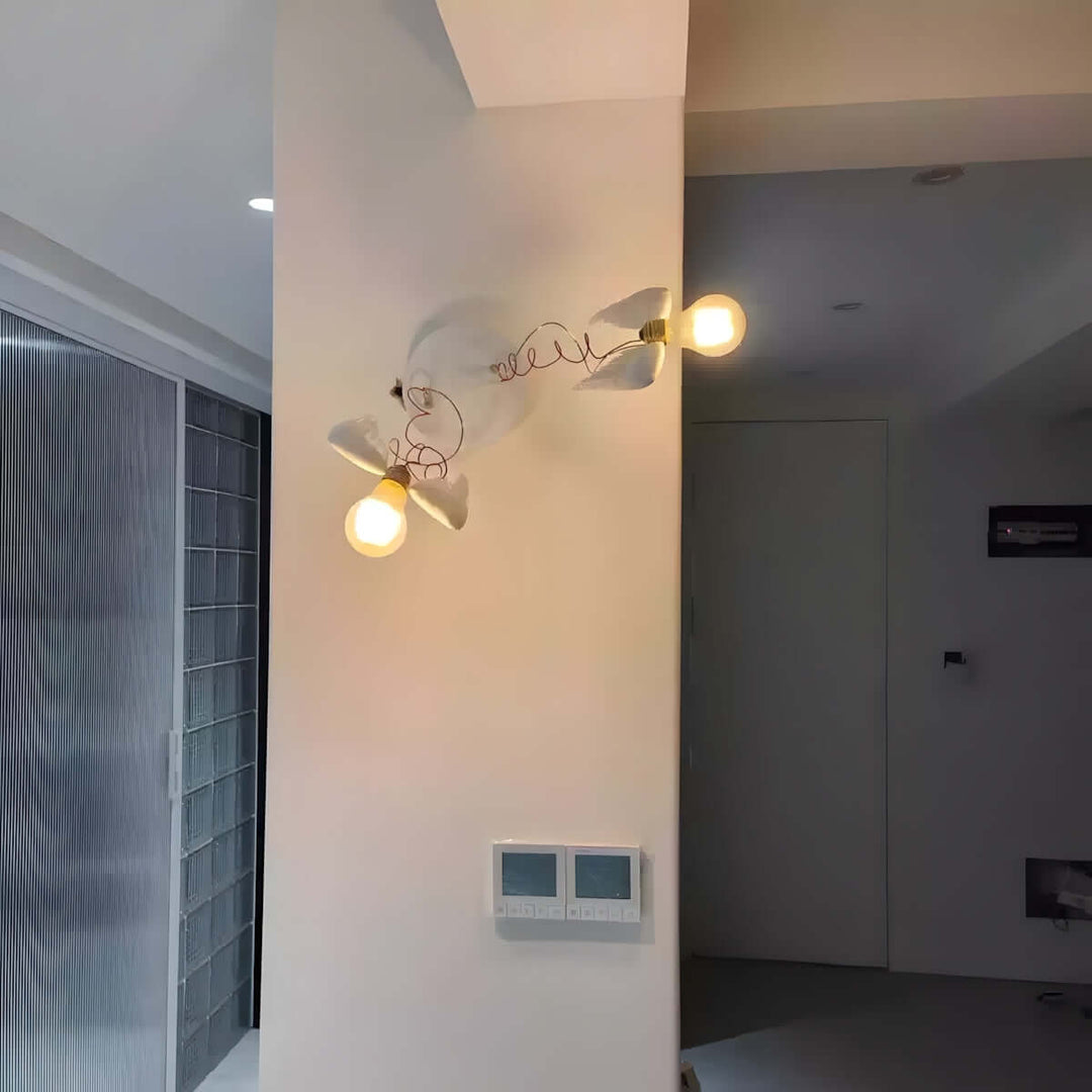 Fandelo Wall Lamp – Creative Feather Wall Decorative Lamp