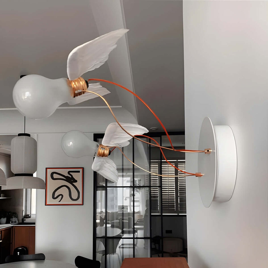 Fandelo Wall Lamp – Creative Feather Wall Decorative Lamp