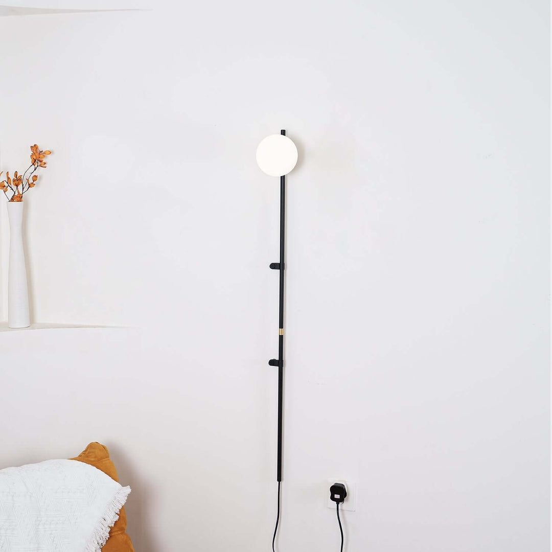 Farethi Plug-In Wall Lamp – Nordic Modern Glass Light