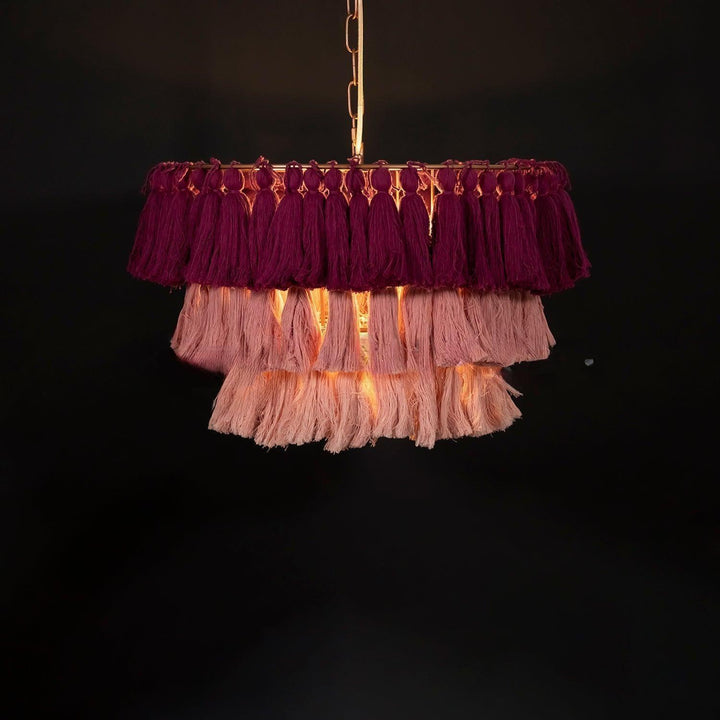 Fela Tassel Pendant Light | Boho Hanging for Bedroom & Living Room | Vinlighting | Vinlighting