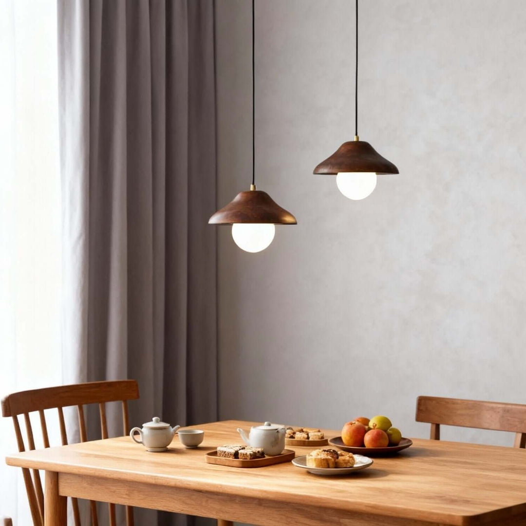 Fenaro Pendant Light - Nordic Minimalist Wood Bar Lamp