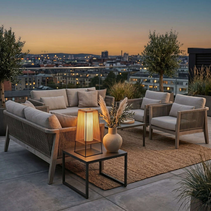 Fenlow Outdoor Light - Stylish Solar Plastic Rattan Light