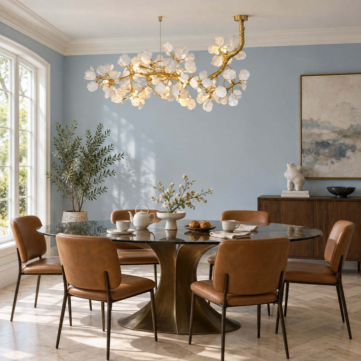 Fenrali Modern Linear Chandelier for Dining Rooms and Kitchen Islands