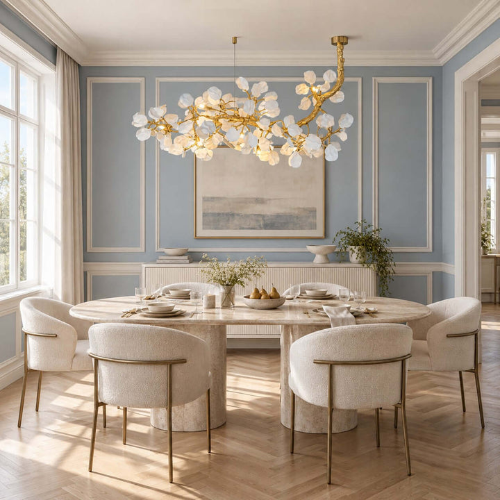 Fenrali Modern Linear Chandelier for Dining Rooms and Kitchen Islands